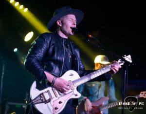 Eric Johanson of New Orleans performs at the Salvage Station in Asheville, NC