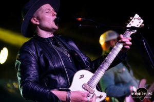Eric Johanson of New Orleans performs at the Salvage Station in Asheville, NC