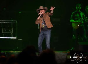 Dustin Lynch performed as part of Kane Brown's "Drunk or Dreaming Tour" at Bon Secours Wellness Arena in Greenville, SC