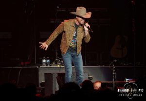 Dustin Lynch performed as part of Kane Brown's "Drunk or Dreaming Tour" at Bon Secours Wellness Arena in Greenville, SC