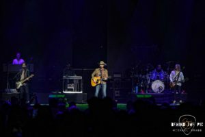 Dustin Lynch performed as part of Kane Brown's "Drunk or Dreaming Tour" at Bon Secours Wellness Arena in Greenville, SC