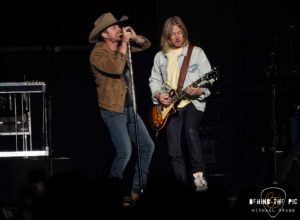 Dustin Lynch performed as part of Kane Brown's "Drunk or Dreaming Tour" at Bon Secours Wellness Arena in Greenville, SC