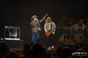 Dustin Lynch performed as part of Kane Brown's "Drunk or Dreaming Tour" at Bon Secours Wellness Arena in Greenville, SC