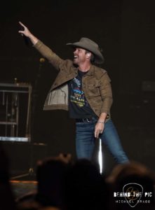 Dustin Lynch performed as part of Kane Brown's "Drunk or Dreaming Tour" at Bon Secours Wellness Arena in Greenville, SC