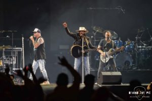 LoCash performed as part of Kane Brown's "Drunk or Dreaming Tour" at Bon Secours Wellness Arena in Greenville, SC