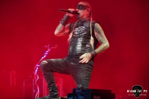 Coal Chamber performed as part of the Psychotherapy Sessions Tour at PNC Music Pavilion in Charlotte North Carolina