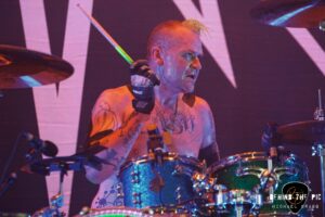 Coal Chamber performed as part of the Psychotherapy Sessions Tour at PNC Music Pavilion in Charlotte North Carolina