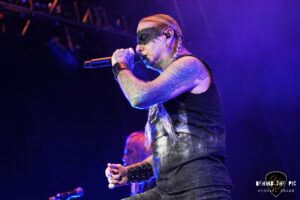 Coal Chamber performed as part of the Psychotherapy Sessions Tour at PNC Music Pavilion in Charlotte North Carolina