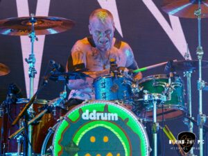 Coal Chamber performed as part of the Psychotherapy Sessions Tour at PNC Music Pavilion in Charlotte North Carolina