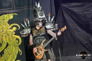 GWAR performed as part of the Psychotherapy Sessions Tour at PNC Music Pavilion in Charlotte North Carolina