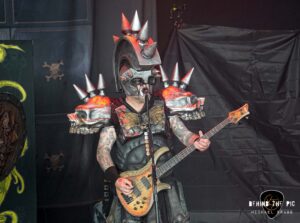 GWAR performed as part of the Psychotherapy Sessions Tour at PNC Music Pavilion in Charlotte North Carolina