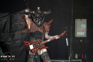 GWAR performed as part of the Psychotherapy Sessions Tour at PNC Music Pavilion in Charlotte North Carolina