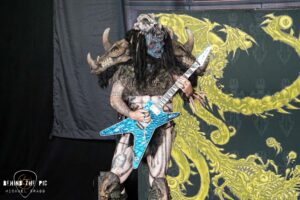 GWAR performed as part of the Psychotherapy Sessions Tour at PNC Music Pavilion in Charlotte North Carolina