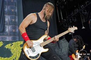 Nonpoint performed as part of the Psychotherapy Sessions Tour at PNC Music Pavilion in Charlotte North Carolina