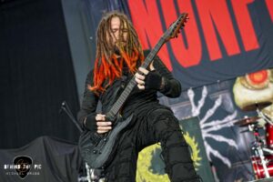 Nonpoint performed as part of the Psychotherapy Sessions Tour at PNC Music Pavilion in Charlotte North Carolina