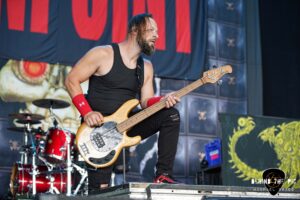 Nonpoint performed as part of the Psychotherapy Sessions Tour at PNC Music Pavilion in Charlotte North Carolina