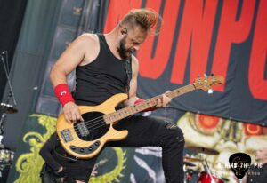 Nonpoint performed as part of the Psychotherapy Sessions Tour at PNC Music Pavilion in Charlotte North Carolina