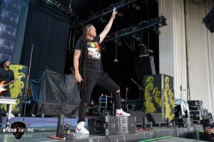 Nonpoint performed as part of the Psychotherapy Sessions Tour at PNC Music Pavilion in Charlotte North Carolina