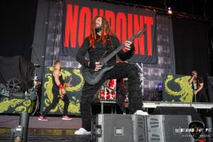 Nonpoint performed as part of the Psychotherapy Sessions Tour at PNC Music Pavilion in Charlotte North Carolina