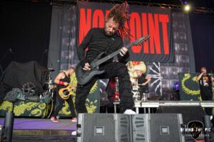 Nonpoint performed as part of the Psychotherapy Sessions Tour at PNC Music Pavilion in Charlotte North Carolina
