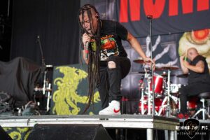 Nonpoint performed as part of the Psychotherapy Sessions Tour at PNC Music Pavilion in Charlotte North Carolina