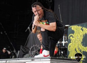 Nonpoint performed as part of the Psychotherapy Sessions Tour at PNC Music Pavilion in Charlotte North Carolina
