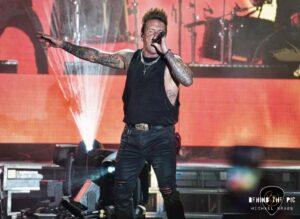 Papa Roach performed at CCNB Amphitheatre as part of The Revolutions Live Tour with Shinedown