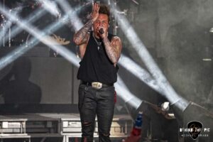 Papa Roach performed at CCNB Amphitheatre as part of The Revolutions Live Tour with Shinedown