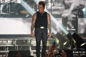 Papa Roach performed at CCNB Amphitheatre as part of The Revolutions Live Tour with Shinedown