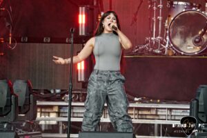 Spiritbox opened for Shinedown and Papa Roach at CCNB Amphitheatre in Simpsonville, SC as part of The Revolutions Live Tour