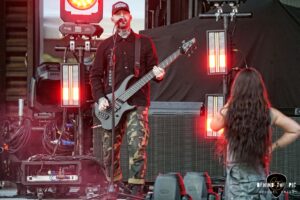 Spiritbox opened for Shinedown and Papa Roach at CCNB Amphitheatre in Simpsonville, SC as part of The Revolutions Live Tour