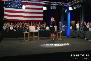 Donald Trump townhall with Laura Ingraham for Fow News Ingraham Angle in Greenville, South Carolina 2024 Primary