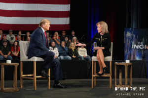 Donald Trump townhall with Laura Ingraham for Fow News Ingraham Angle in Greenville, South Carolina 2024 Primary