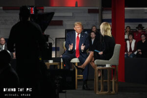 Donald Trump townhall with Laura Ingraham for Fow News Ingraham Angle in Greenville, South Carolina 2024 Primary