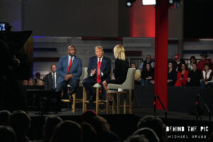 Donald Trump townhall with Laura Ingraham for Fow News Ingraham Angle in Greenville, South Carolina 2024 Primary