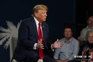 Donald Trump townhall with Laura Ingraham for Fow News Ingraham Angle in Greenville, South Carolina 2024 Primary