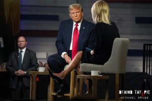 Donald Trump townhall with Laura Ingraham for Fow News Ingraham Angle in Greenville, South Carolina 2024 Primary