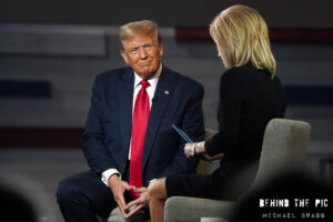 Donald Trump townhall with Laura Ingraham for Fow News Ingraham Angle in Greenville, South Carolina 2024 Primary