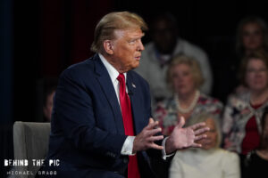 Donald Trump townhall with Laura Ingraham for Fow News Ingraham Angle in Greenville, South Carolina 2024 Primary