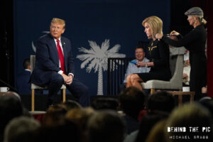 Donald Trump townhall with Laura Ingraham for Fow News Ingraham Angle in Greenville, South Carolina 2024 Primary