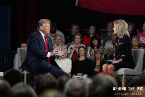 Donald Trump townhall with Laura Ingraham for Fow News Ingraham Angle in Greenville, South Carolina 2024 Primary
