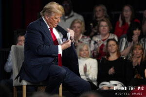 Donald Trump townhall with Laura Ingraham for Fow News Ingraham Angle in Greenville, South Carolina 2024 Primary