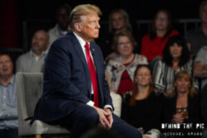 Donald Trump townhall with Laura Ingraham for Fow News Ingraham Angle in Greenville, South Carolina 2024 Primary