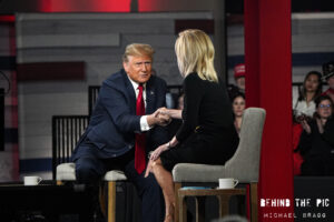 Donald Trump townhall with Laura Ingraham for Fow News Ingraham Angle in Greenville, South Carolina 2024 Primary