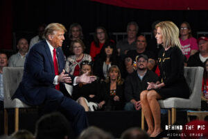 Donald Trump townhall with Laura Ingraham for Fow News Ingraham Angle in Greenville, South Carolina 2024 Primary