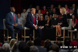 Donald Trump townhall with Laura Ingraham for Fow News Ingraham Angle in Greenville, South Carolina 2024 Primary
