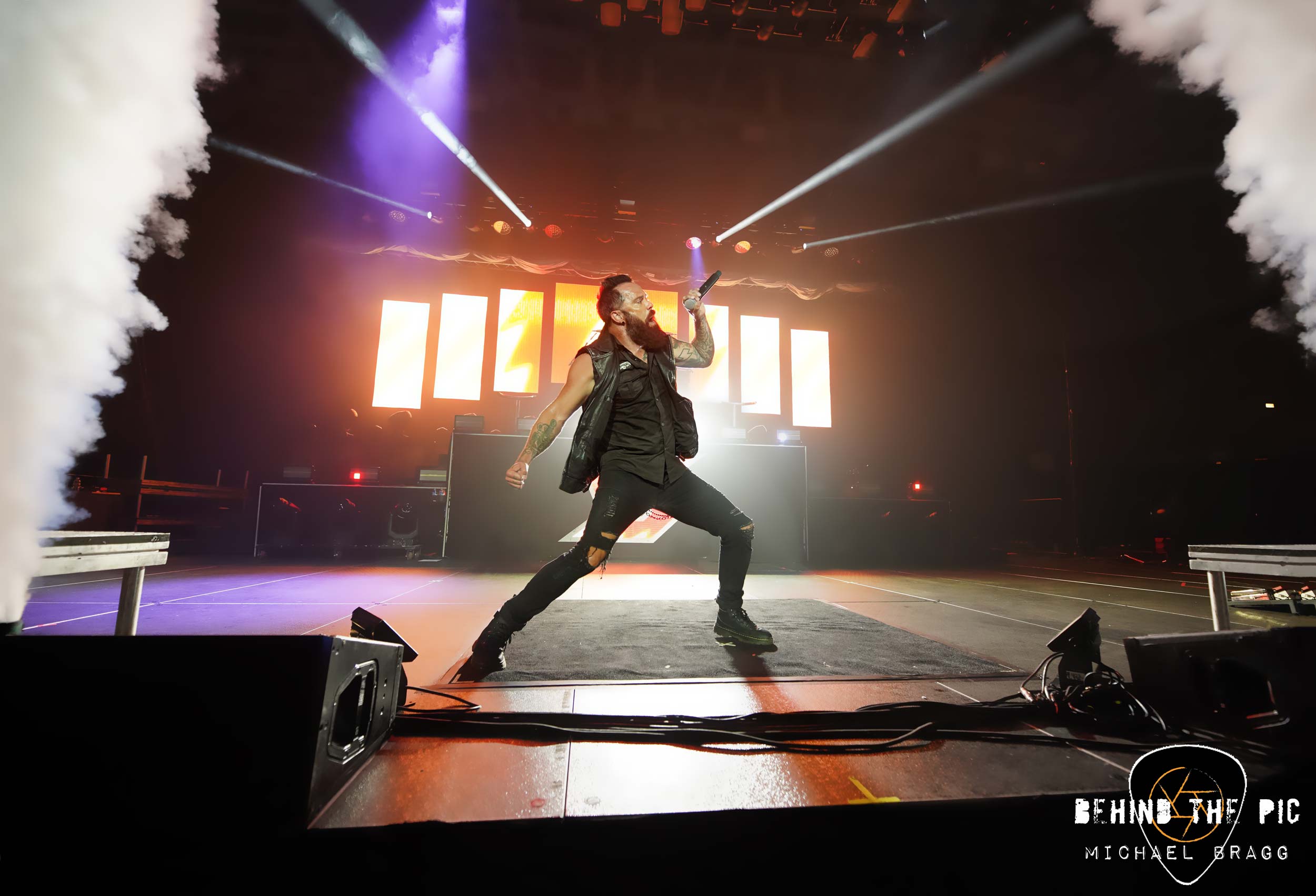 Skillet performed on 9-17-24 at Harrah's Cherokee Event Center in Asheville, NC