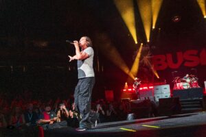 Bush at the Golden One Center in Sacramento, California