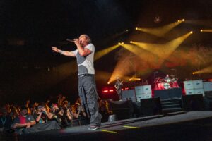 Bush at the Golden One Center in Sacramento, California