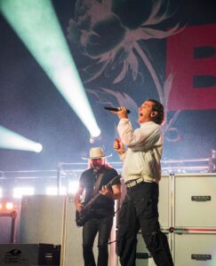 Bush at the Golden One Center in Sacramento, California